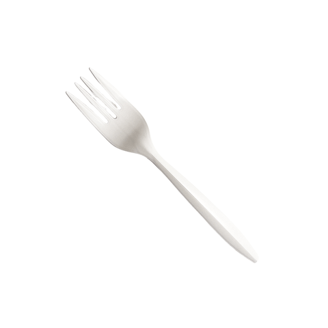 Tenedor blanco Almidón de maíz -15cm