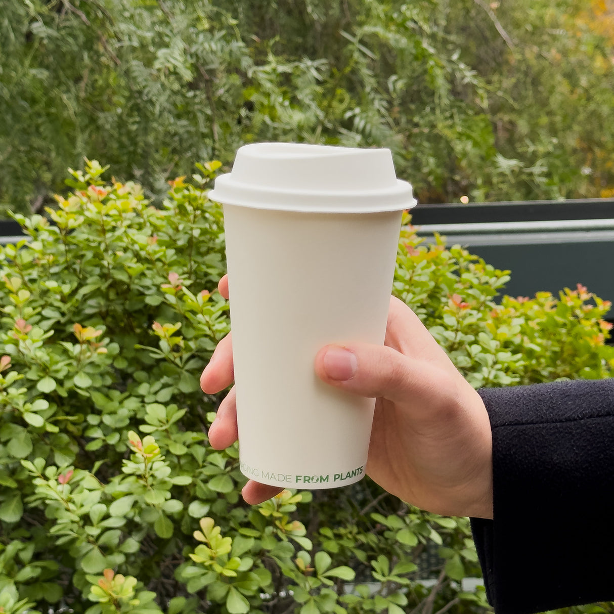 Vaso de café blanco Beeco (1.000 u) 16oz