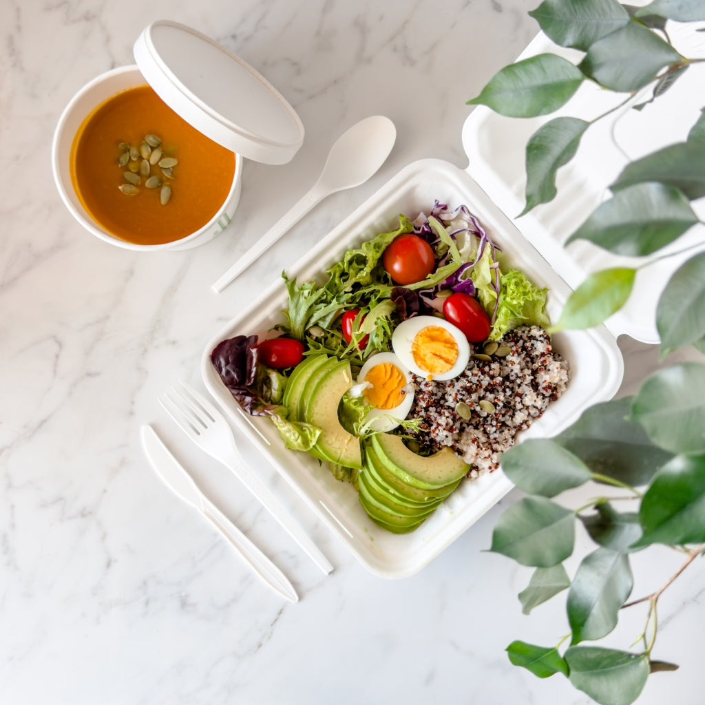 Cuchillo blanco Almidón de maíz -16cm