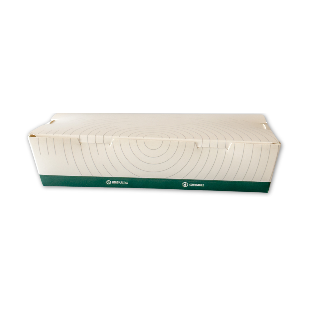 Caja Sushi Compostable - 3 Roll (21x13x5)