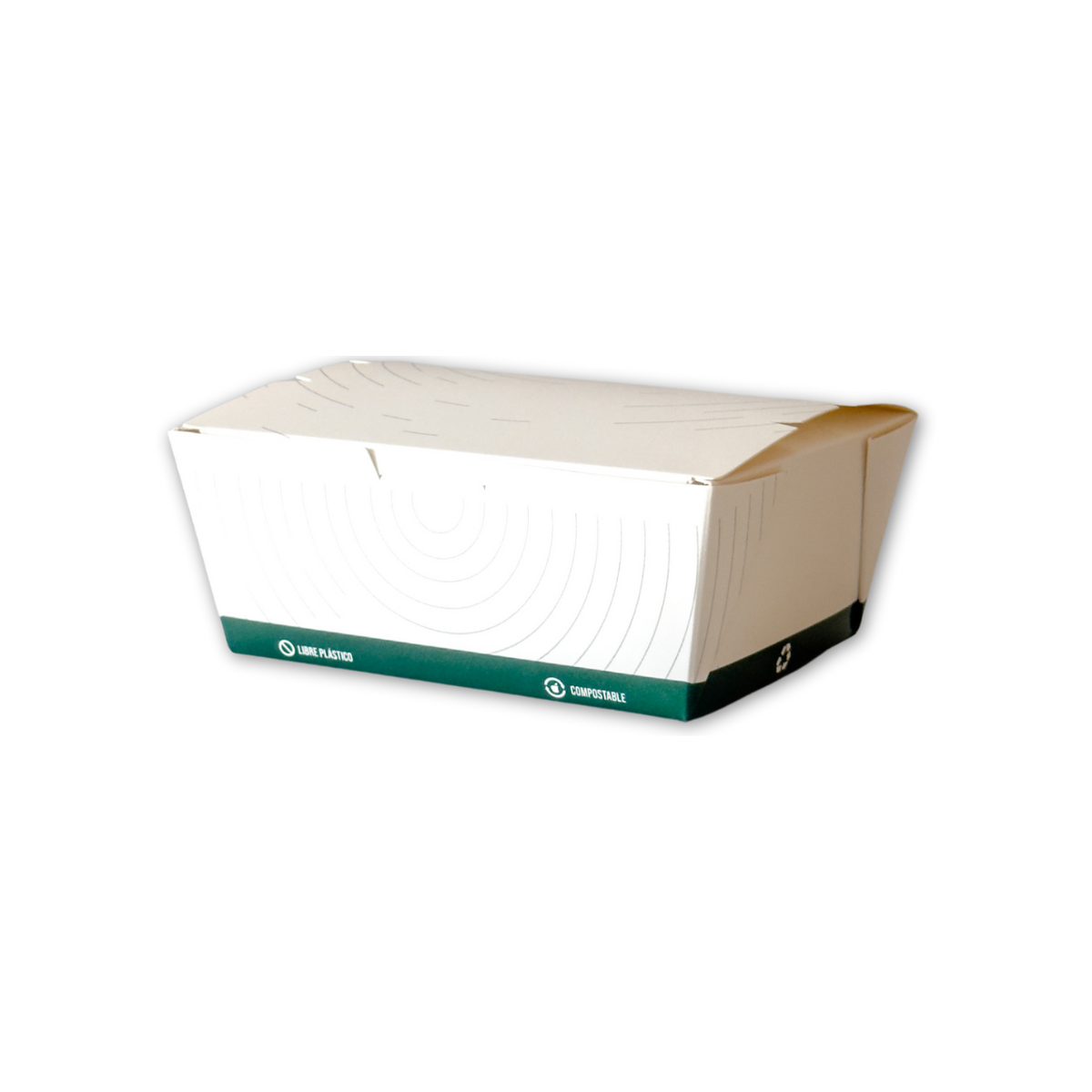 Caja Sushi Compostable - 1 Roll (12x10x6)