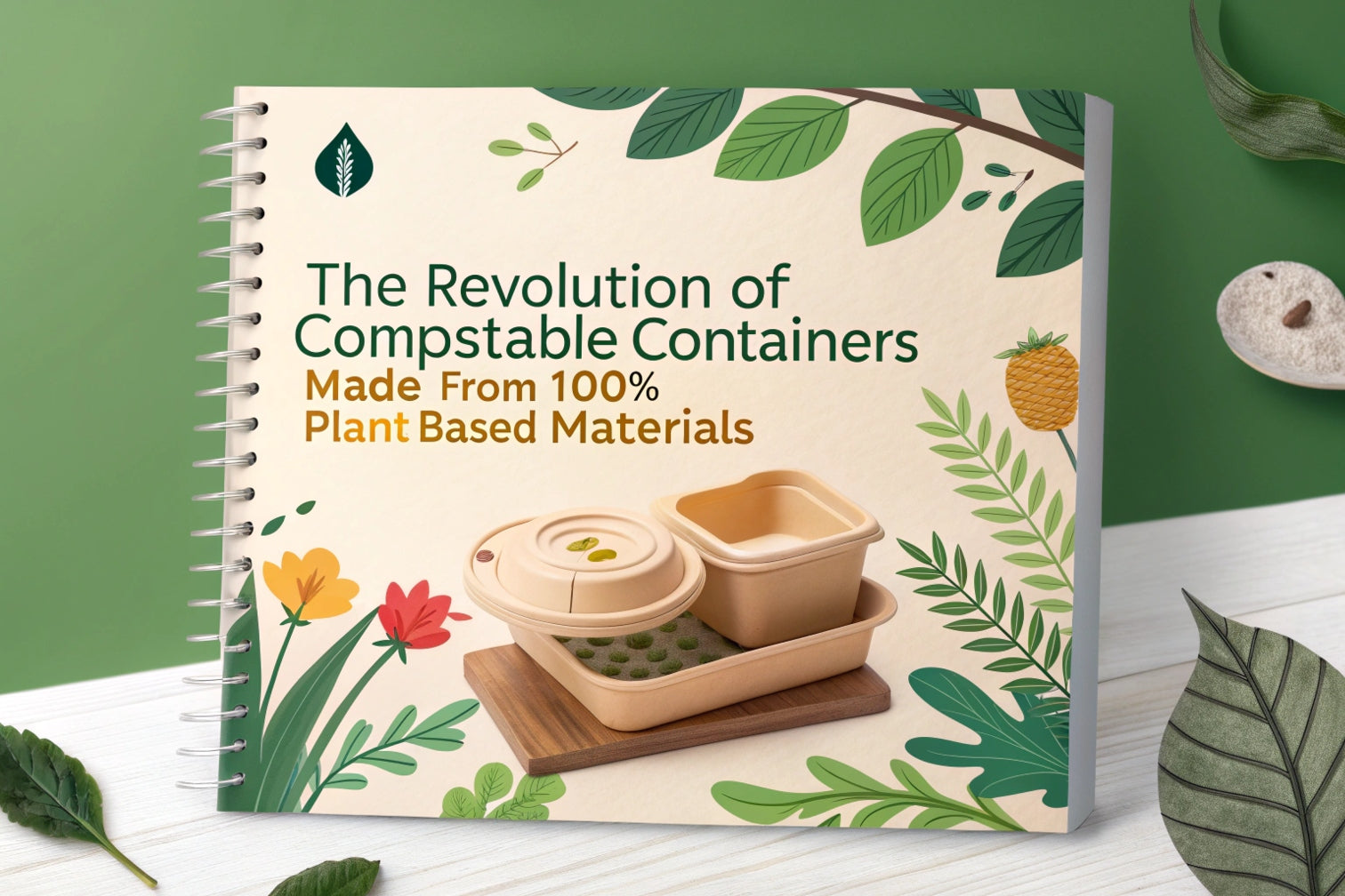 Capa 8: La Revolución de los Envases Compostables Hechos de Materiales 100% Vegetales