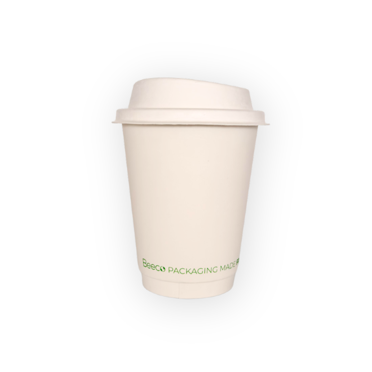 Vaso de café blanco Beeco Doble capa 12oz (360ML)
