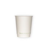 Vaso de cafe blanco Beeco Doble capa 8oz (240ML)